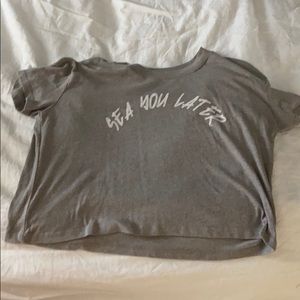 a slight crop top from Hobie